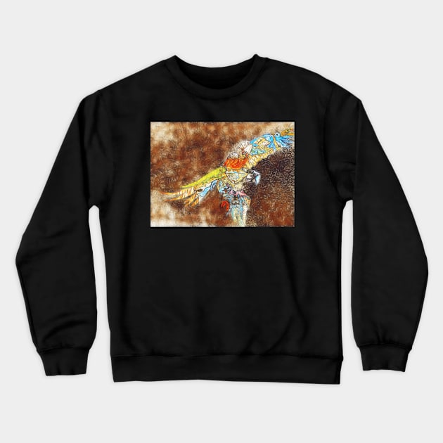 Macaw 5 Crewneck Sweatshirt by Mr. Leon Artwork